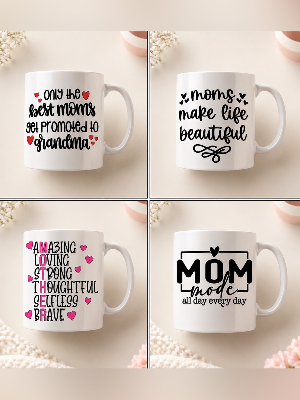 Custom Mom Coffee Mug Gift Made to Order Personalized mom Mug Cute Gift Idea